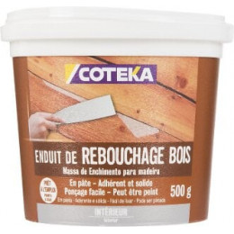 Enduit de rebouchage bois pâte 500g