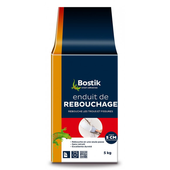 Enduit de rebouchage poudre 5 kg BOSTIK