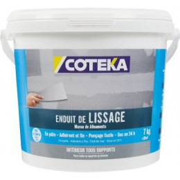 Enduit de lissage pâte 7 kg  COTEKA