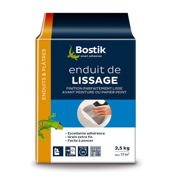 Enduit de lissage poudre 2,5 kg BOSTIK