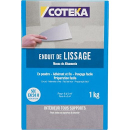Enduit de lissage poudre 1 kg COTEKA