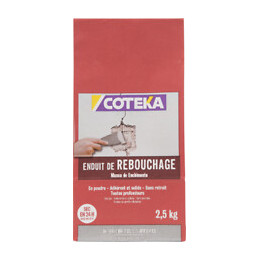 Enduit de rebouchage poudre 2,5 kg  COTEKA