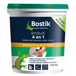 Enduit 4 en 1 pâte 1,5 kg BOSTIK