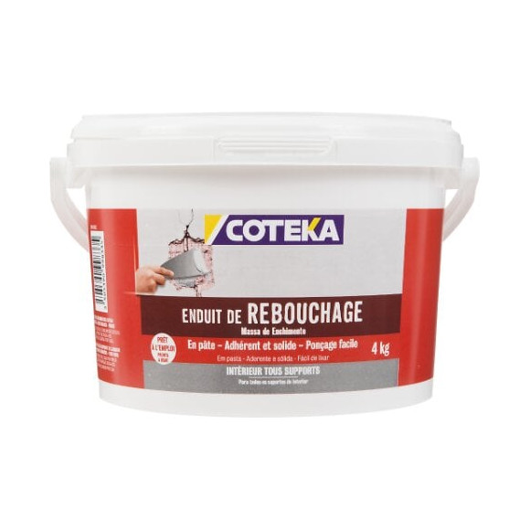 Enduit de rebouchage pâte 4kg