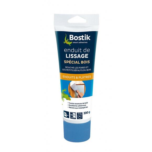 Enduit de rebouchage bois pâte 330g BOSTIK