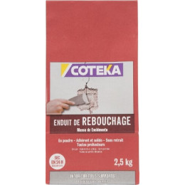Enduit de rebouchage poudre 2,5 kg  COTEKA