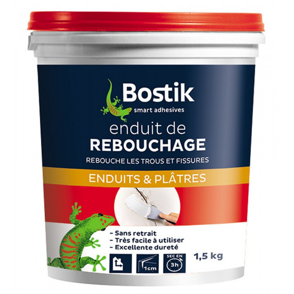 Enduit de rebouchage pâte 1,5 kg BOSTIK