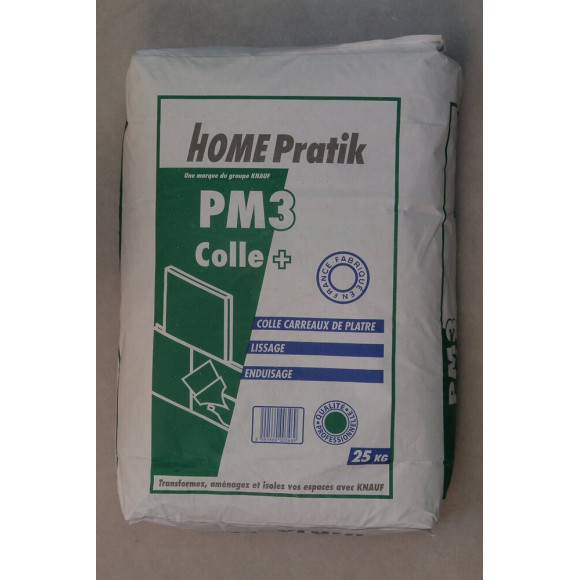 Colle carreaux plâtre PM3 25kg