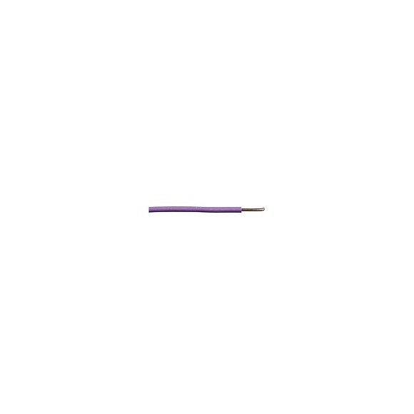 Câble électrique H07VU 1,5mm² violet 5m