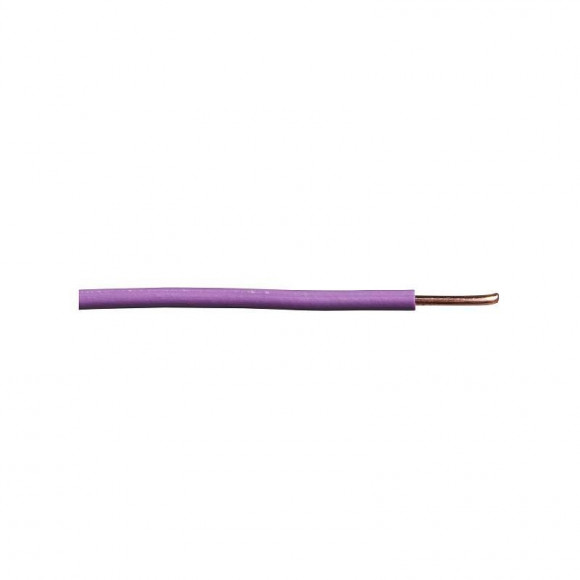 Câble électrique H07VU 1,5mm² violet 5m