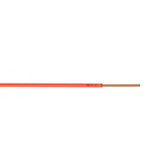 Câble électrique H07VU 1.5mm2 orange - L.100m