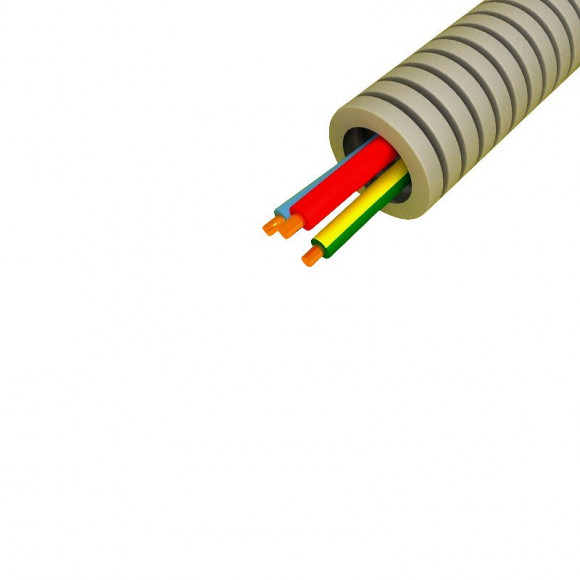 Gaine ICTA préfilée diamètre 16mm 3x1.5mm2 25m
