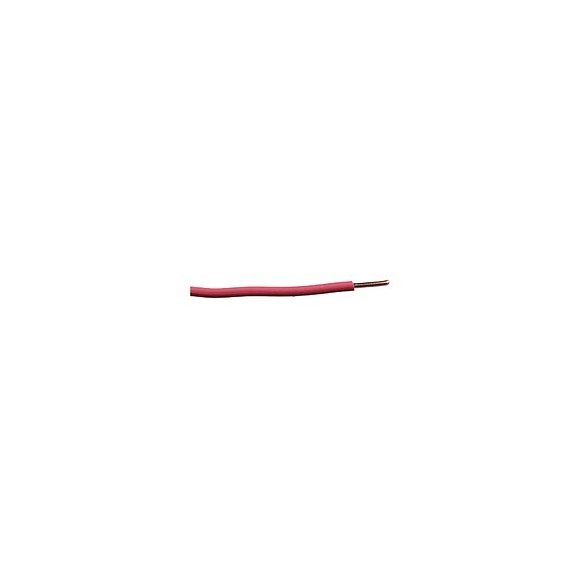 Câble électrique H07VU 2,5mm² rouge 10m