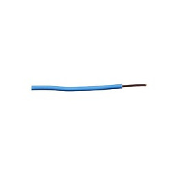 Câble électrique H07VU 1,5mm² bleu 25m