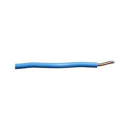 Câble électrique H07VU 2,5mm² bleu 10m