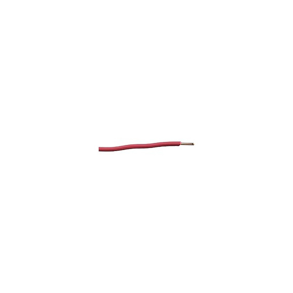 Câble électrique H07VU 1,5mm² rouge 10m
