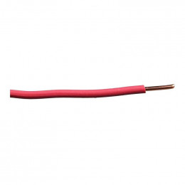 Câble électrique H07VU 2,5mm² rouge 10m