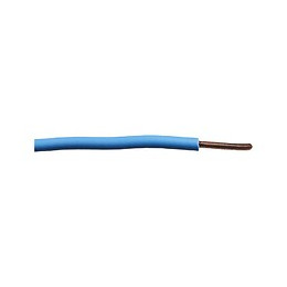 Câble électrique H07VU 2,5mm² bleu 5m