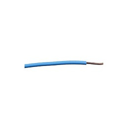 Câble électrique H07VU 1,5mm² bleu 10m