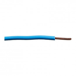 Câble électrique H07VU 2,5mm² bleu 5m