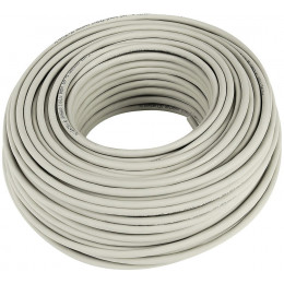 Câble électrique H05VV-F blanc 3x1.5mm2 - L.50m