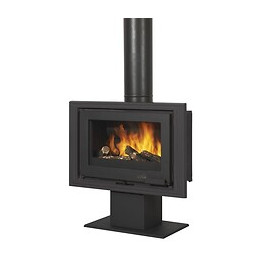 Poêle à bois 85kW Beaufay Anthracite