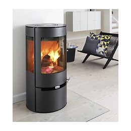 Poêle à bois 6kW Aduro 9 Air 7 étoiles noir vitres latérales