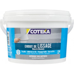 Enduit de lissage pâte 4 kg  COTEKA