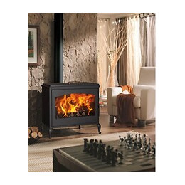 Poêle a bois lavande