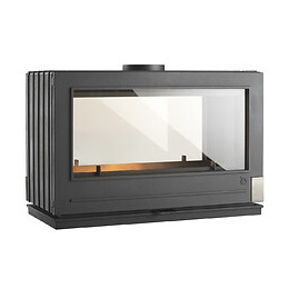 Poêle à bois fonte Aaron P612904 double face