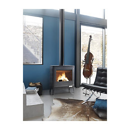 Poêle à bois en fonte 9kW Kiara Anthracite