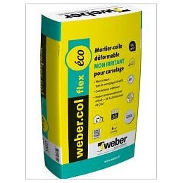 Mortier colle non irritant 25 kg WEBER