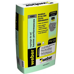 Ragréage sol haute performance 25 kg WEBER