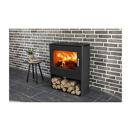 Poêle à bois 6 kW Wifi Noir