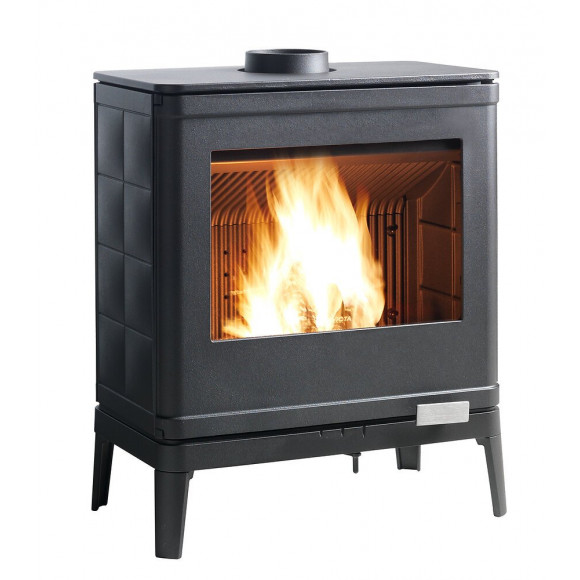 Poêle à bois en fonte 9kW Kiara Anthracite
