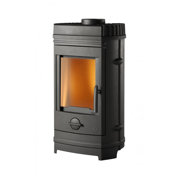 Poêle à bois en fonte 8kW Chatel Performant et compact