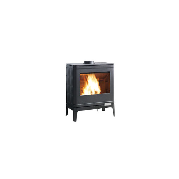 Poêle à bois en fonte 9kW Kiara Anthracite