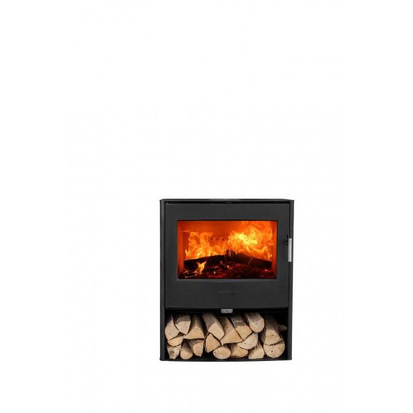 Poêle à bois 6 kW Wifi Noir