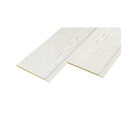 Lambris MDF 0.8x15x260cm frêne blanc