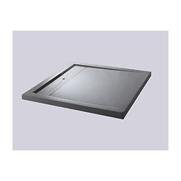 Receveur 90x90cm gris Avoriaz