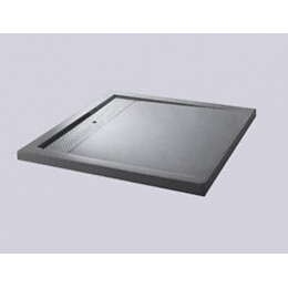 Receveur 90x90cm gris Avoriaz