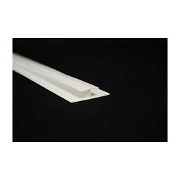 Profil PVC blanc jonction petit H 2m