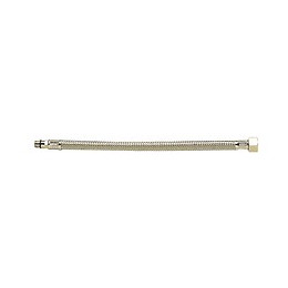 Flexible inox longueur 30cm femelle 12x17 mâle 10x100