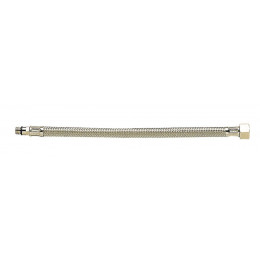 Flexible inox longueur 30cm femelle 12x17 mâle 10x100