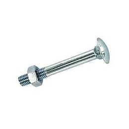 28 boulons TRCC acier zinguÃ© 7x60mm