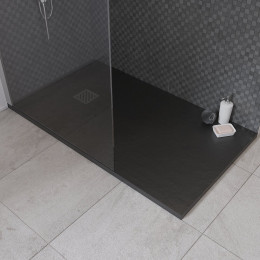 Receveur 90x90cm noir Bastia