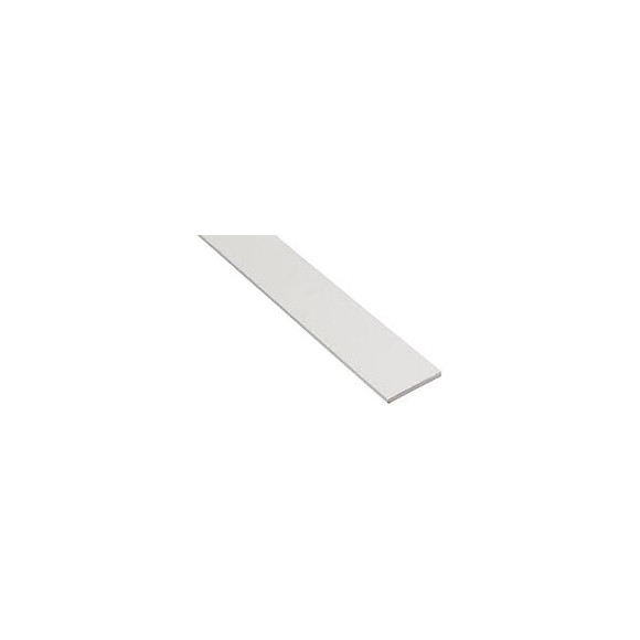 Plat lisse PVC blanc 30-2.2mmx2.5m