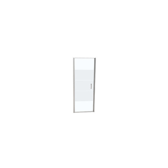 Porte de douche pivotante largeur 80 cm en verre 6 mm dépoli