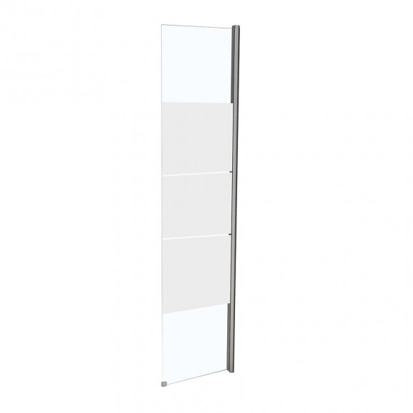 Battant pour paroi de douche à l'italienne en verre 6 mm dépoli