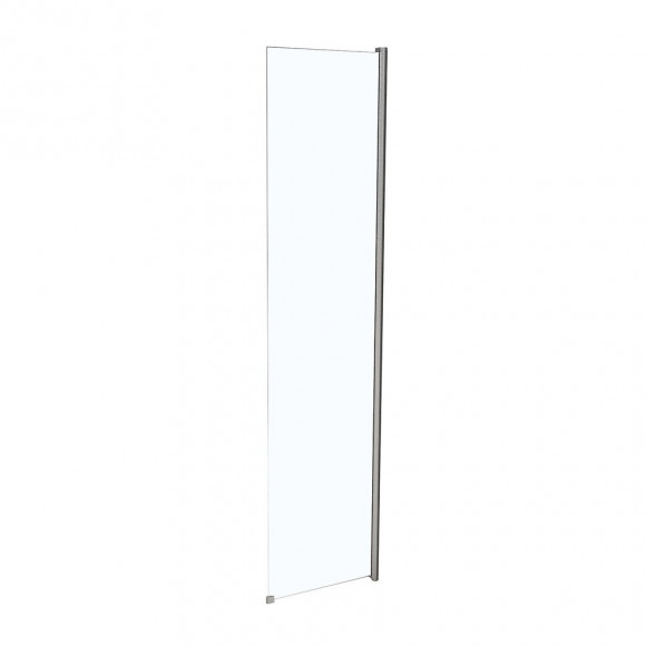 Battant pour paroi de douche à l'italienne en verre 6 mm transparent